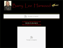 Tablet Screenshot of barryleeharwood.com